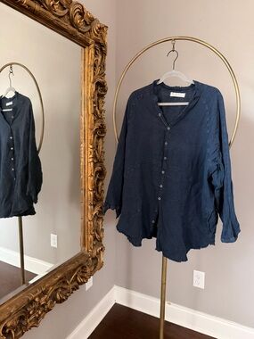 We The Free Navy Button-Down Shirt